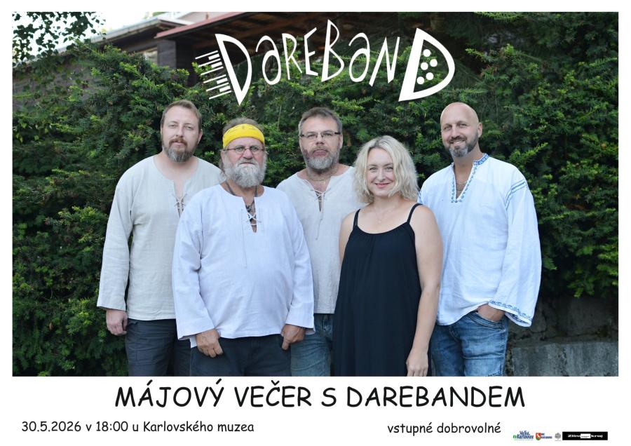 Koncert skupiny Dareband u Karlovského muzea