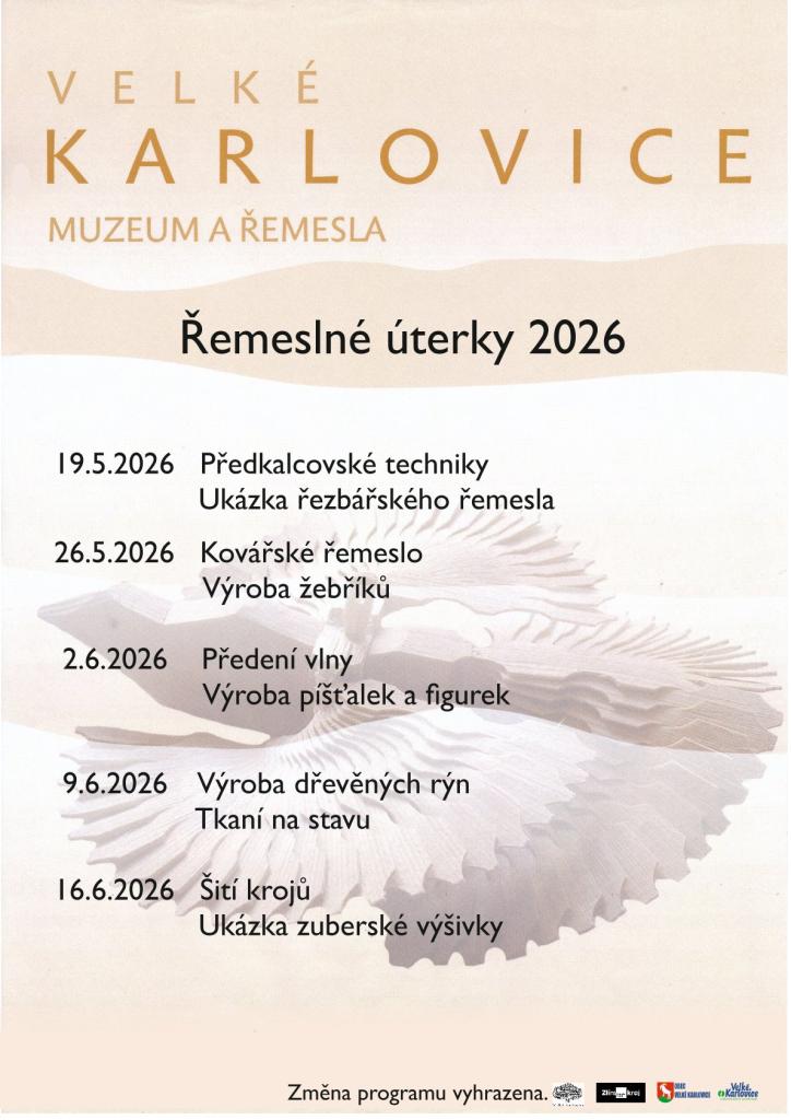 Ukázka tradičního řemesla v Karlovském muzeu
