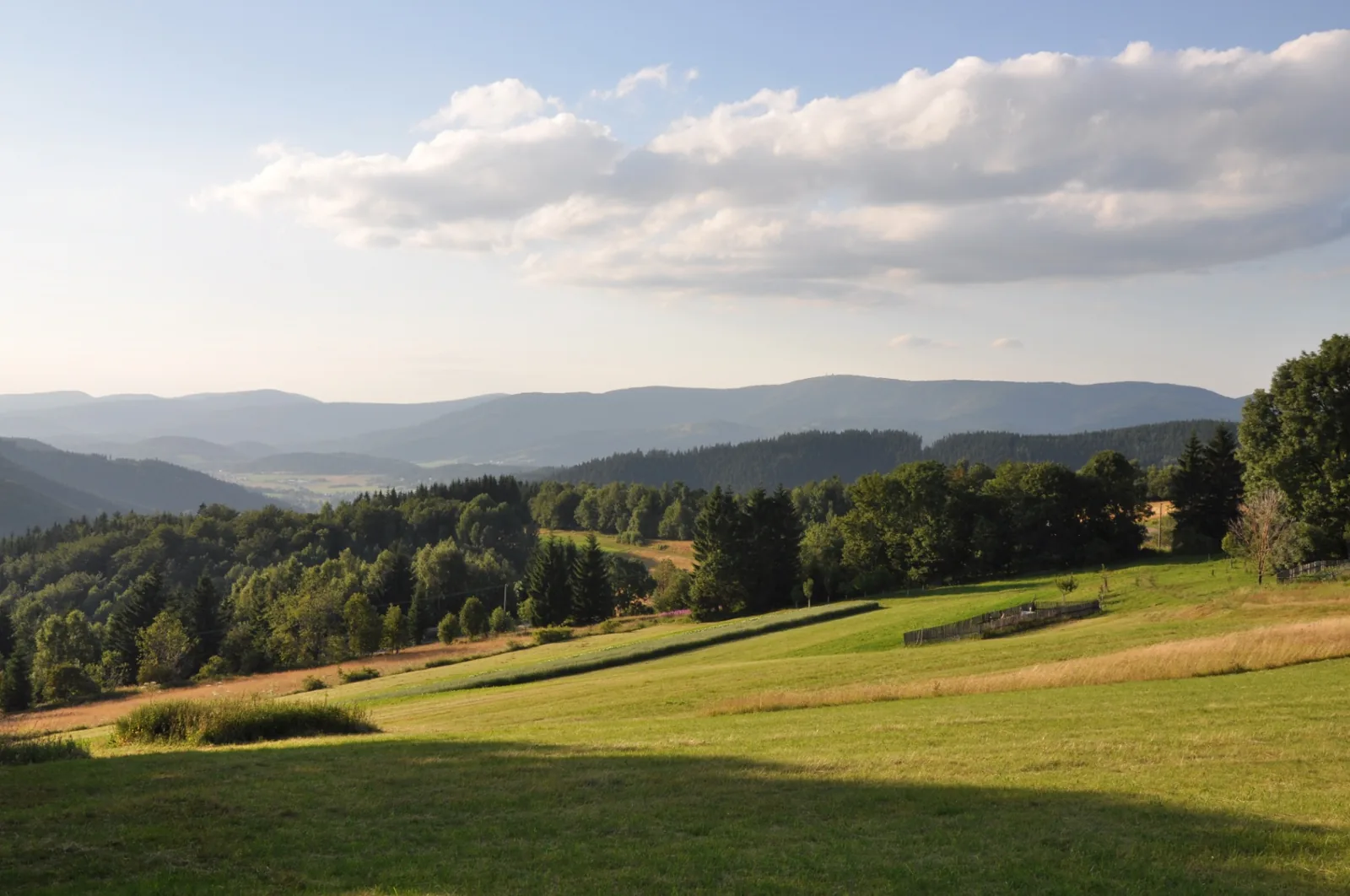 Soláň a beskydské hřebeny